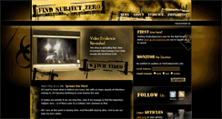 Desktop Screenshot of findsubjectzero.com